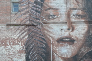 Street Art Christchurch: Fern Girl