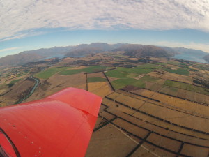 Tolle Aussicht aus dem Flugzeug