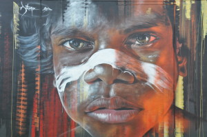 Street Art, Aborigine, Newcastle