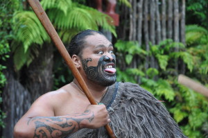 Maori Vorführung in Rotorua