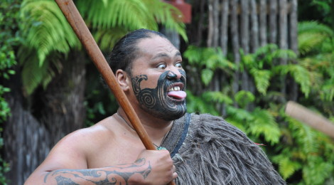 Maori Vorführung in Rotorua